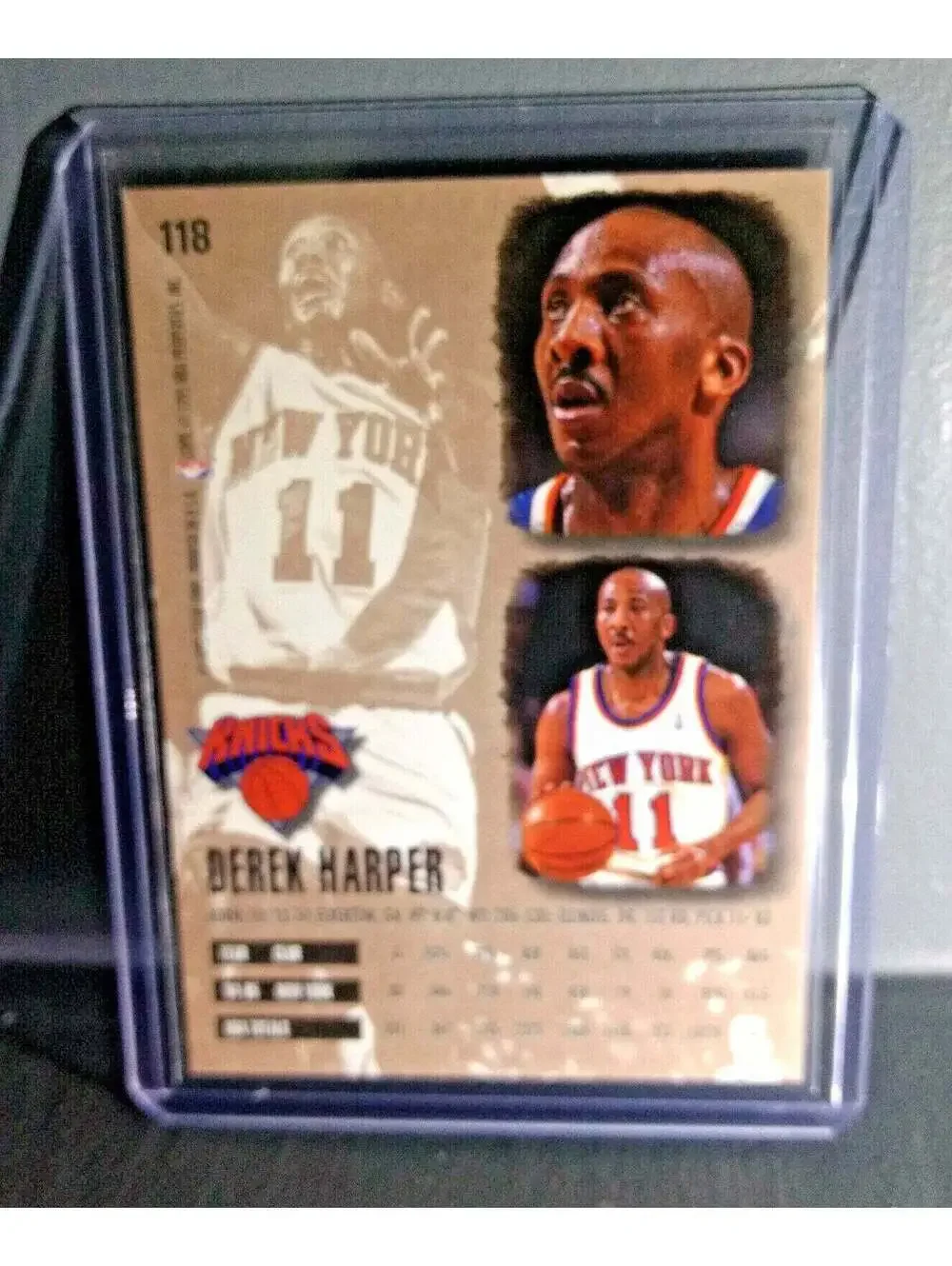 1995-96 Derek Harper Fleer Ultra #118 Basketball Card